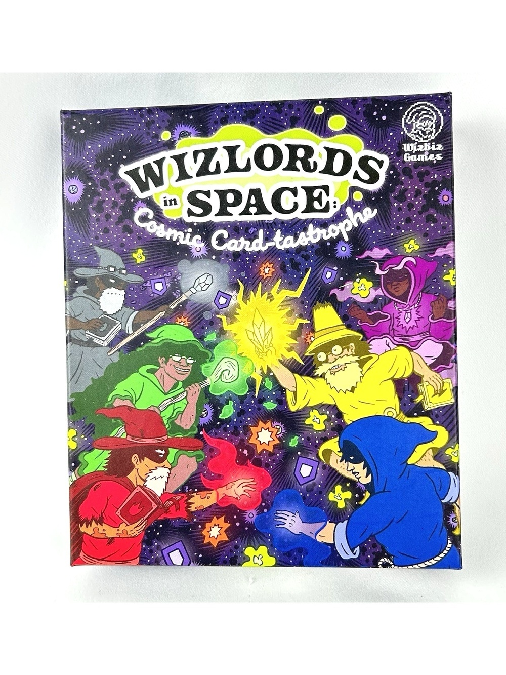 Wizbiz Games Wizlords in Space Cosmic Card-tastrophe Kickstarter Complete 2023